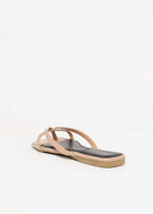 swatch_Beige Kace thong sandal