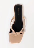 swatch_Beige Kace thong sandal