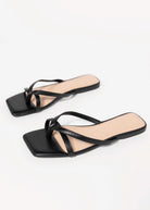 swatch_Black Kace thong sandal