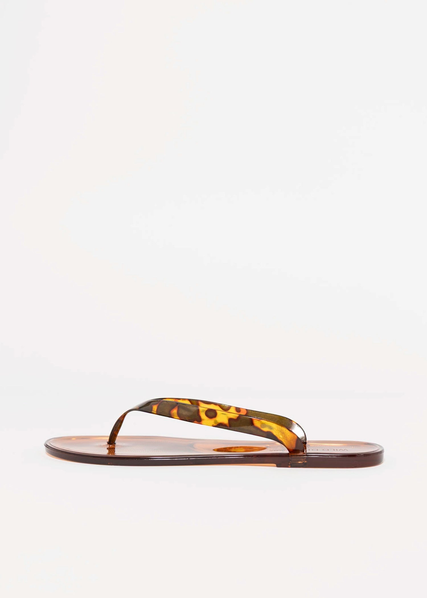 swatch_Tortoise jolie jelly thong sandal