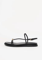swatch_Black Leather dolce vita deane sandal
