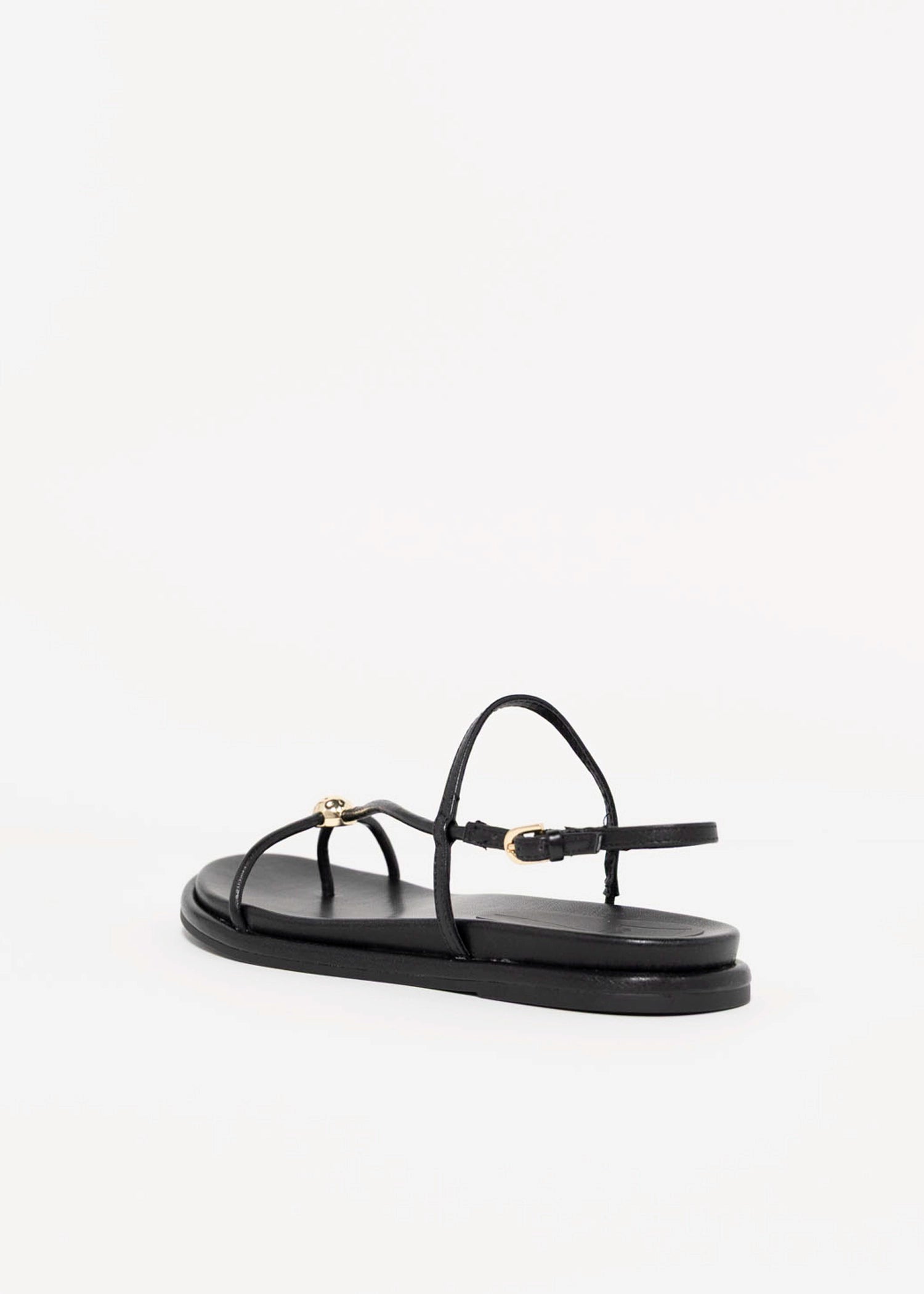 swatch_Black Leather dolce vita deane sandal