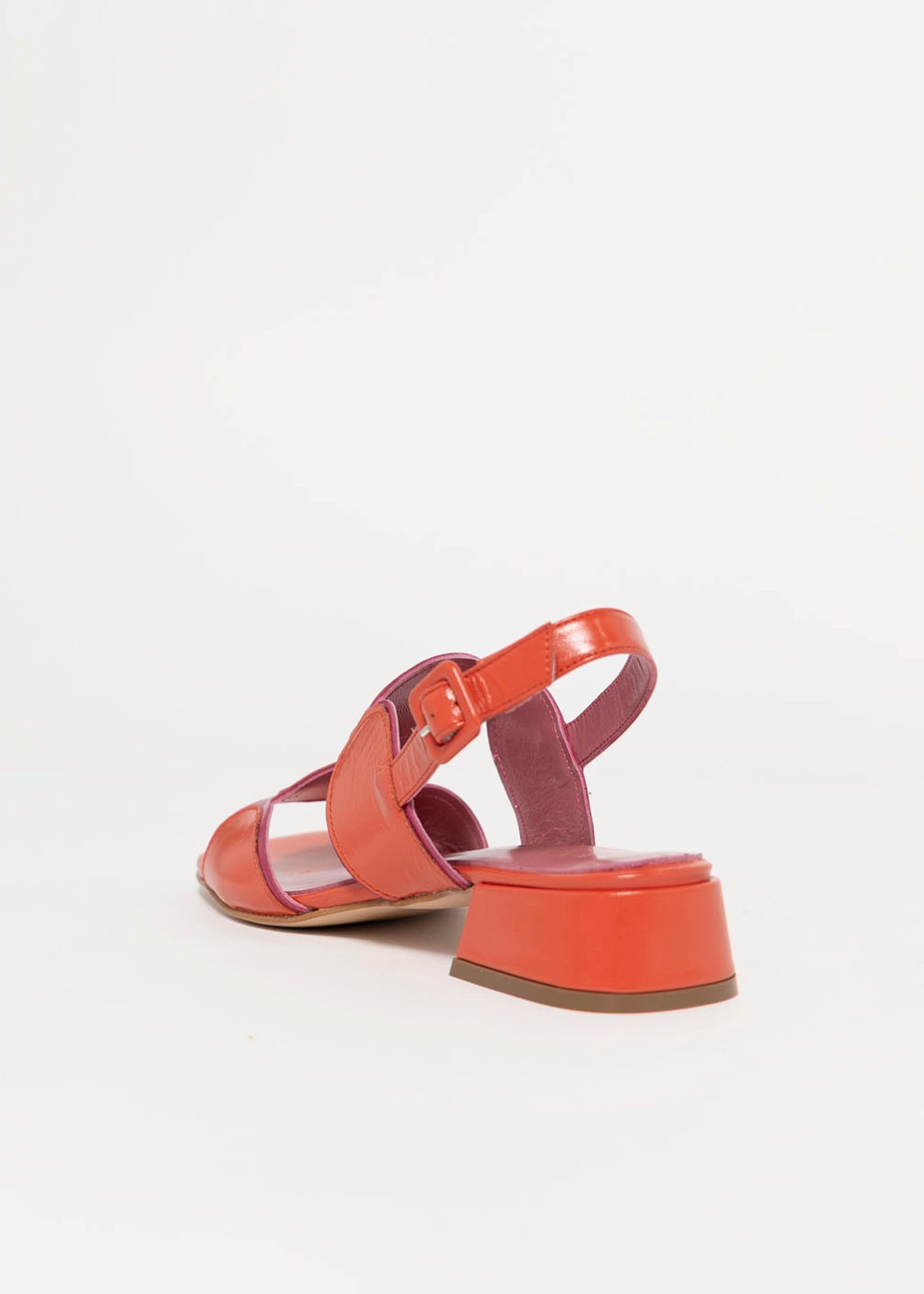 swatch_Fuchsia/Orange l'idea low heel sandal