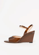 swatch_Bronze Patent wedge sandal
