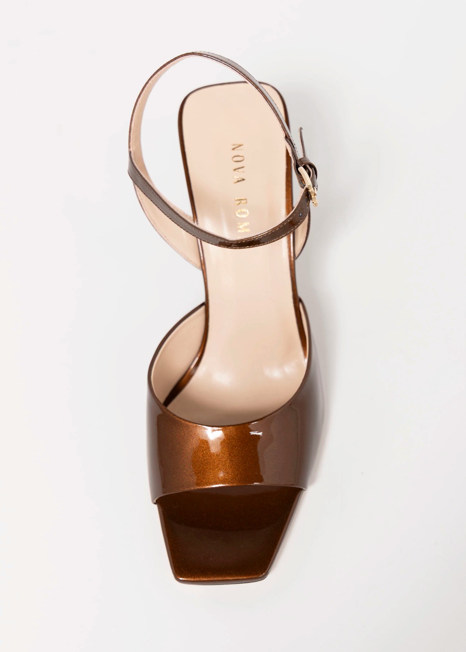 swatch_Bronze Patent wedge sandal