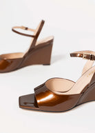 swatch_Bronze Patent wedge sandal