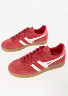 swatch_White/Bubblegum gola viper sneaker