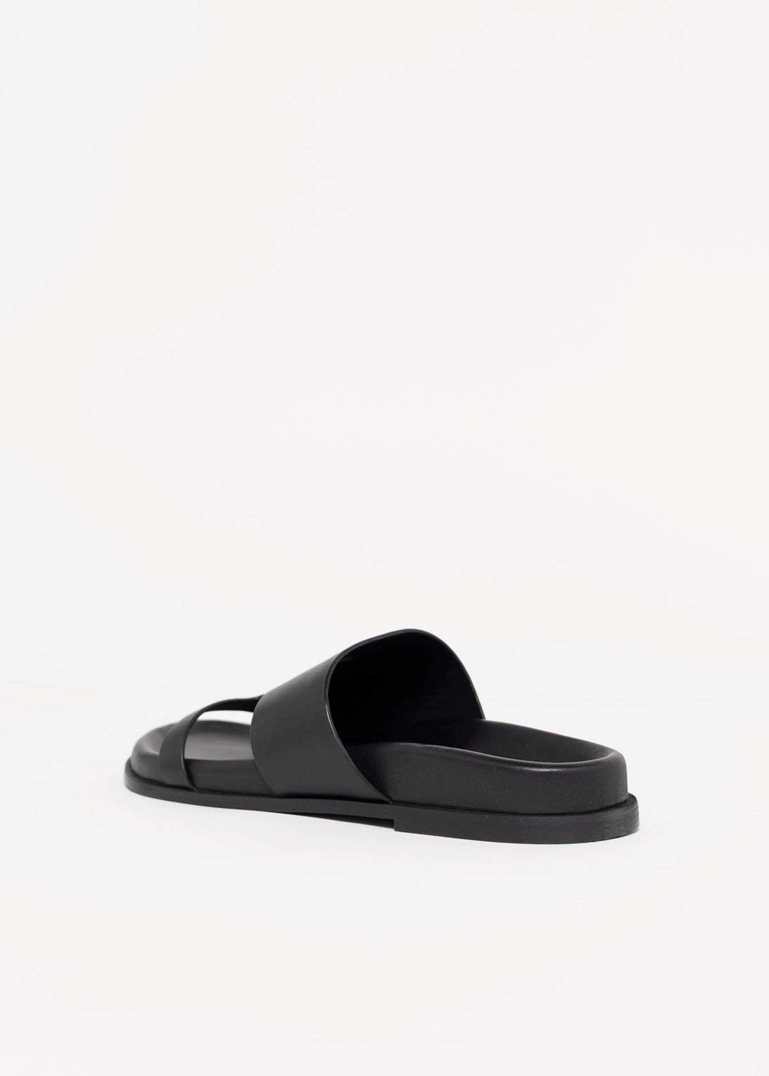 swatch_Black Leather matisse tanner slide sandal