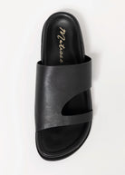 swatch_Black Leather matisse tanner slide sandal