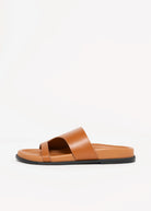swatch_Tan Leather matisse tanner slide sandal