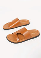 swatch_Tan Leather matisse tanner slide sandal