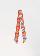 swatch_Orange Multi Twilly scarf