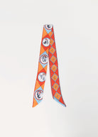 swatch_Orange Multi Twilly scarf
