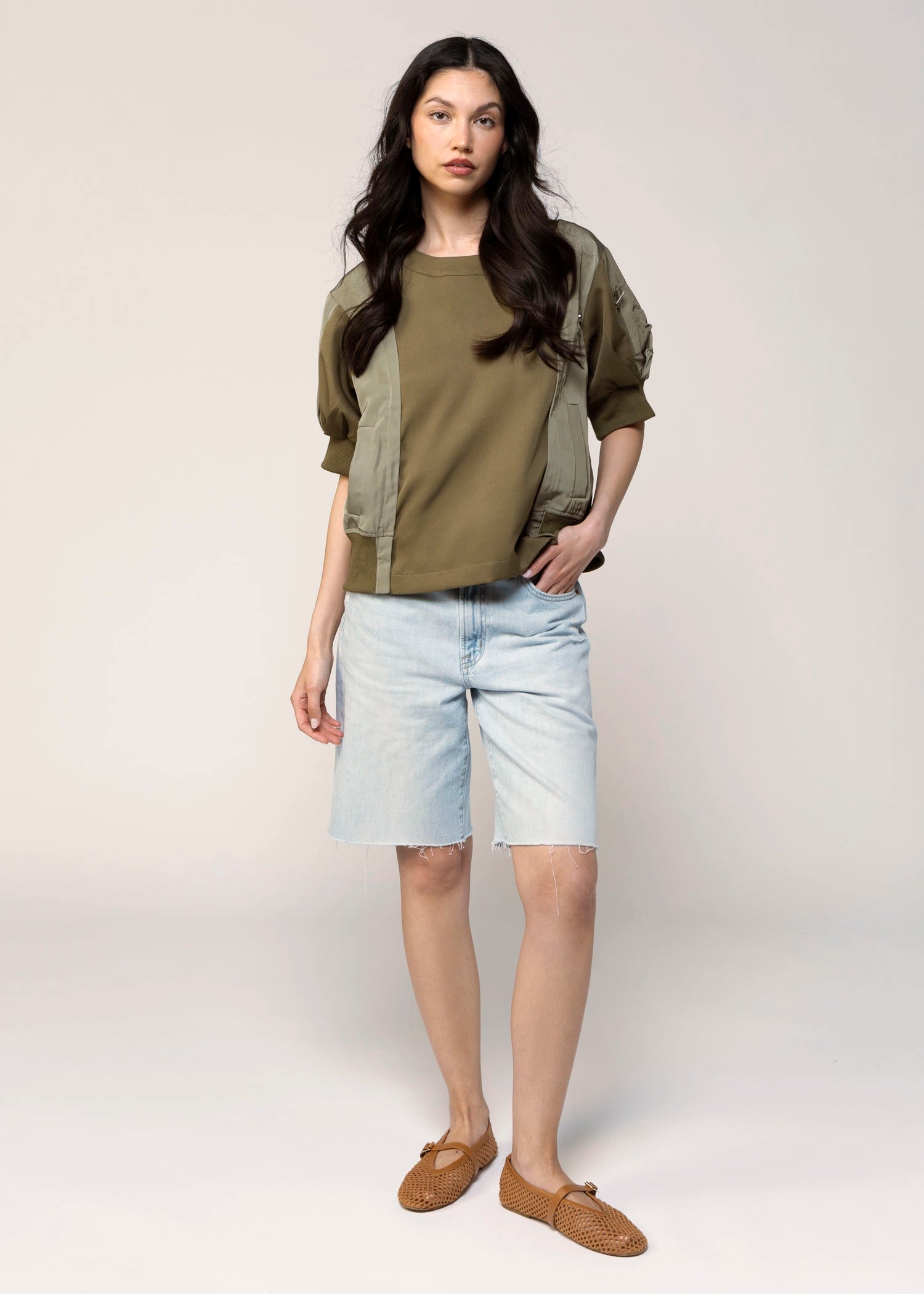 swatch_Olive cassie top