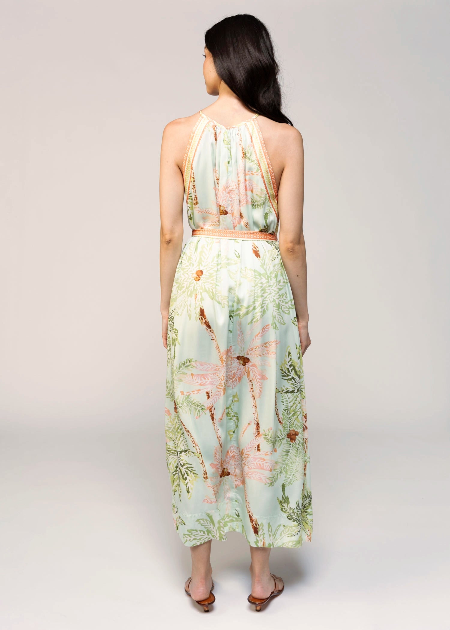 swatch_Seafoam current air tie waist midi dress