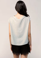 swatch_Cloud sheer mock neck blouse