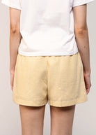 swatch_Yellow drawstring shorts