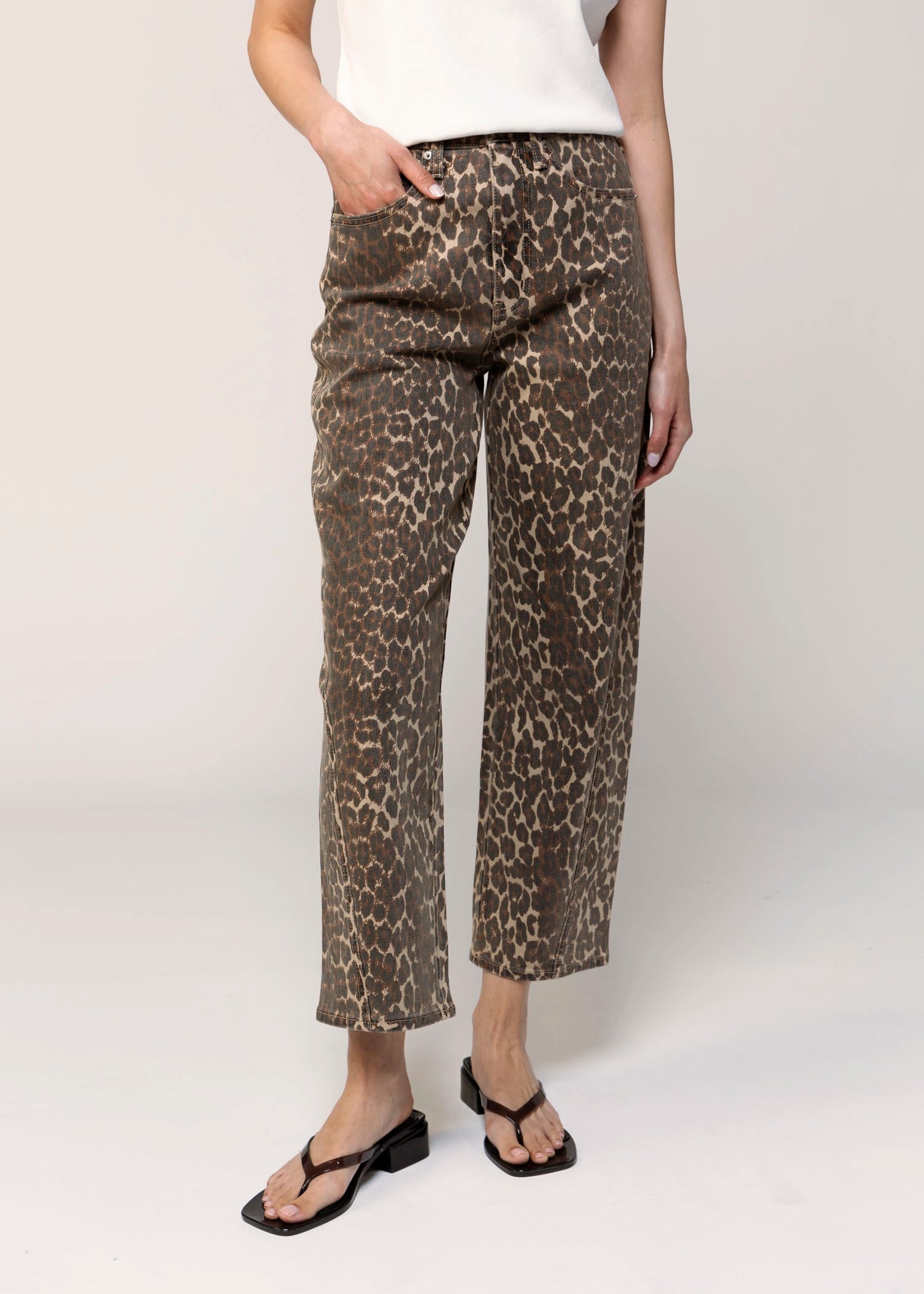 swatch_Cool Cat daze denim westward barrel leopard jean