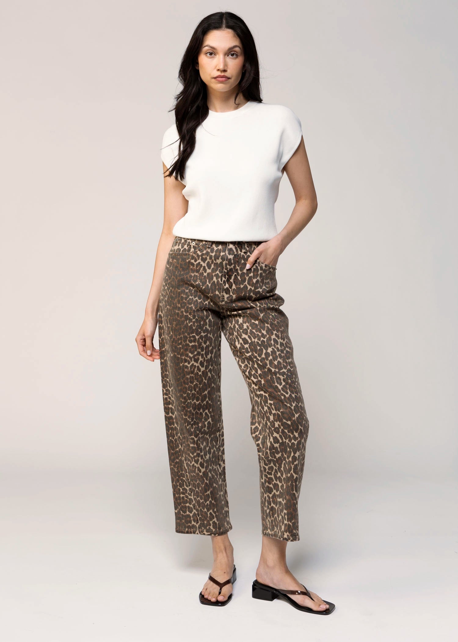 swatch_Cool Cat daze denim westward barrel leopard jean