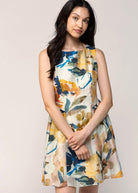 swatch_Multi mangrove floral mini dress