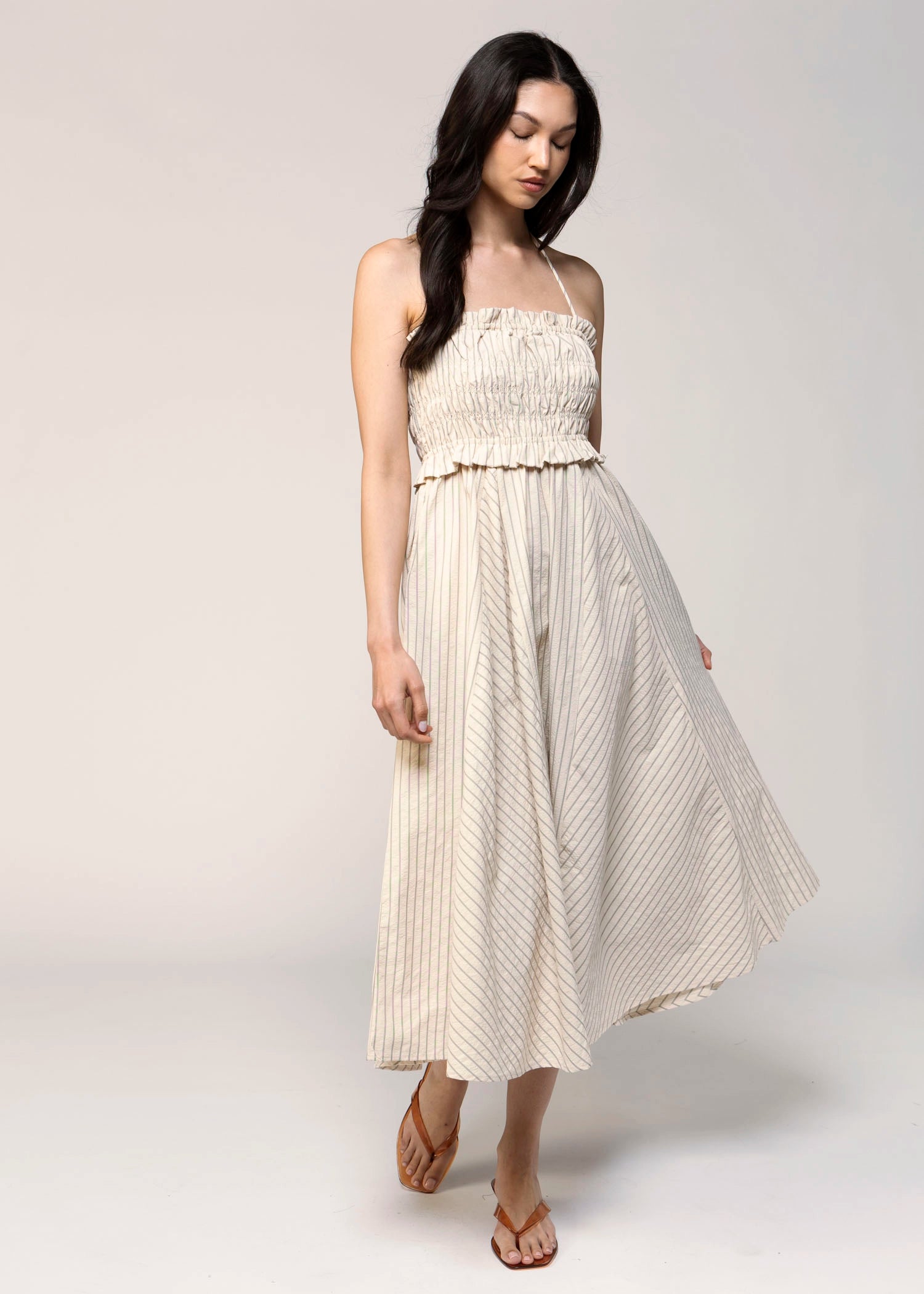 swatch_Cream sadie and sage classic beauty midi dress