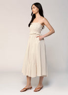 swatch_Cream sadie and sage classic beauty midi dress