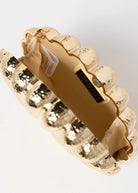 swatch_Gold cameron shell evening clutch
