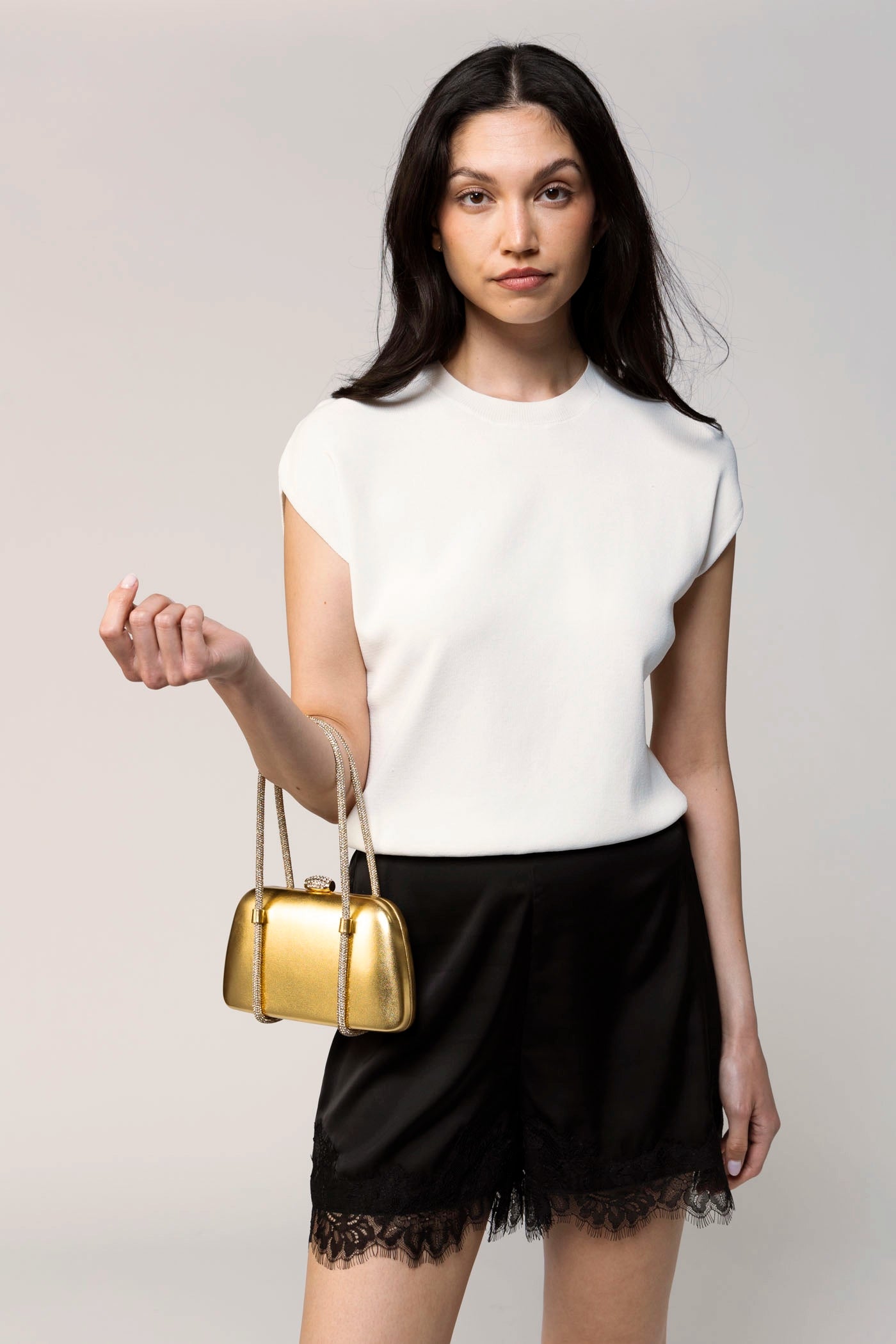 swatch_Platino camara crystal handle evening bag