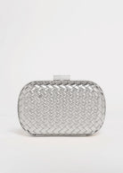 swatch_Silver urban expressions roslyn woven evening clutch