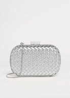 swatch_Silver urban expressions roslyn woven evening clutch