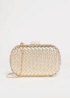 swatch_Gold urban expressions roslyn woven evening clutch