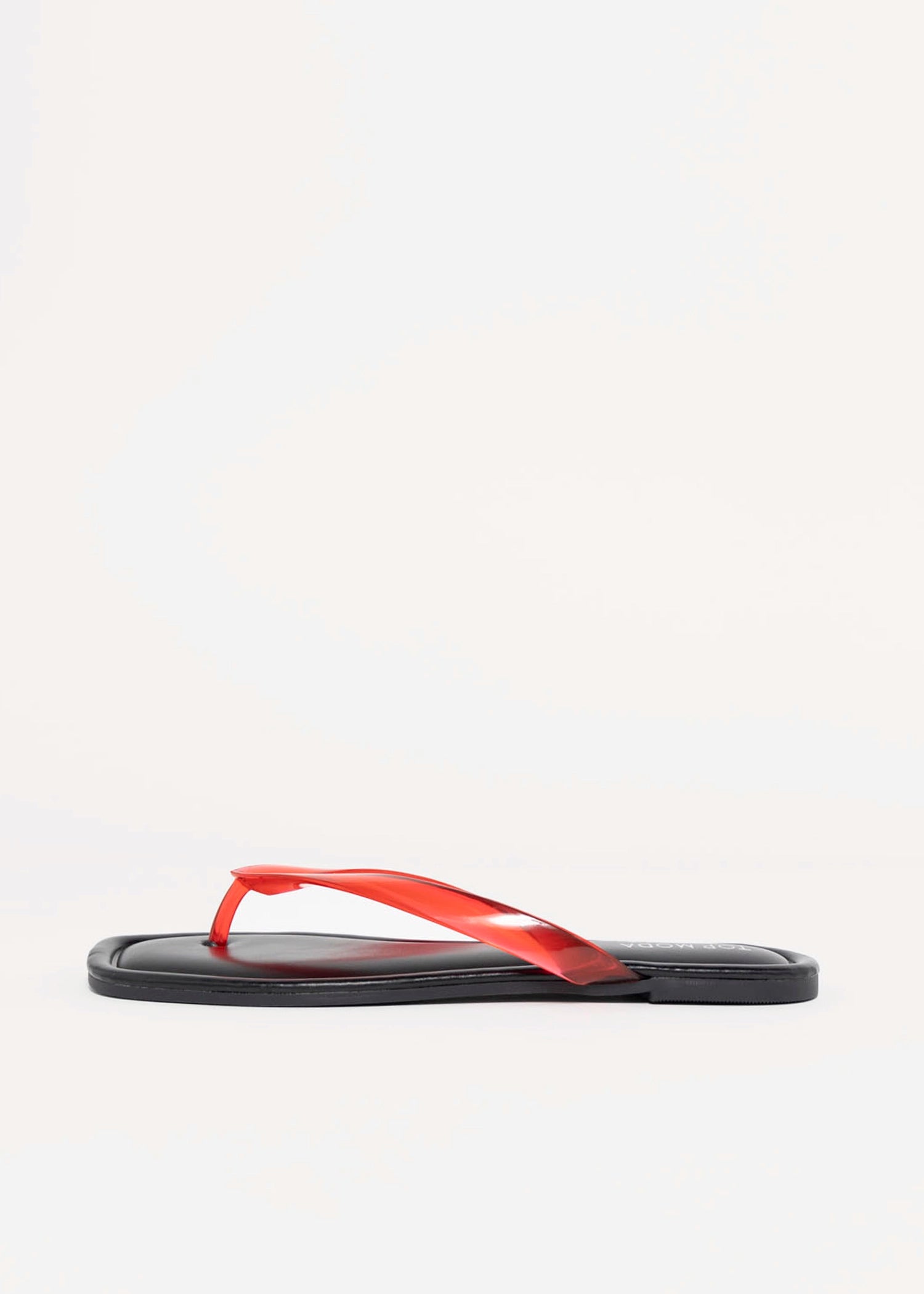 swatch_Red priscilla jelly thong sandal