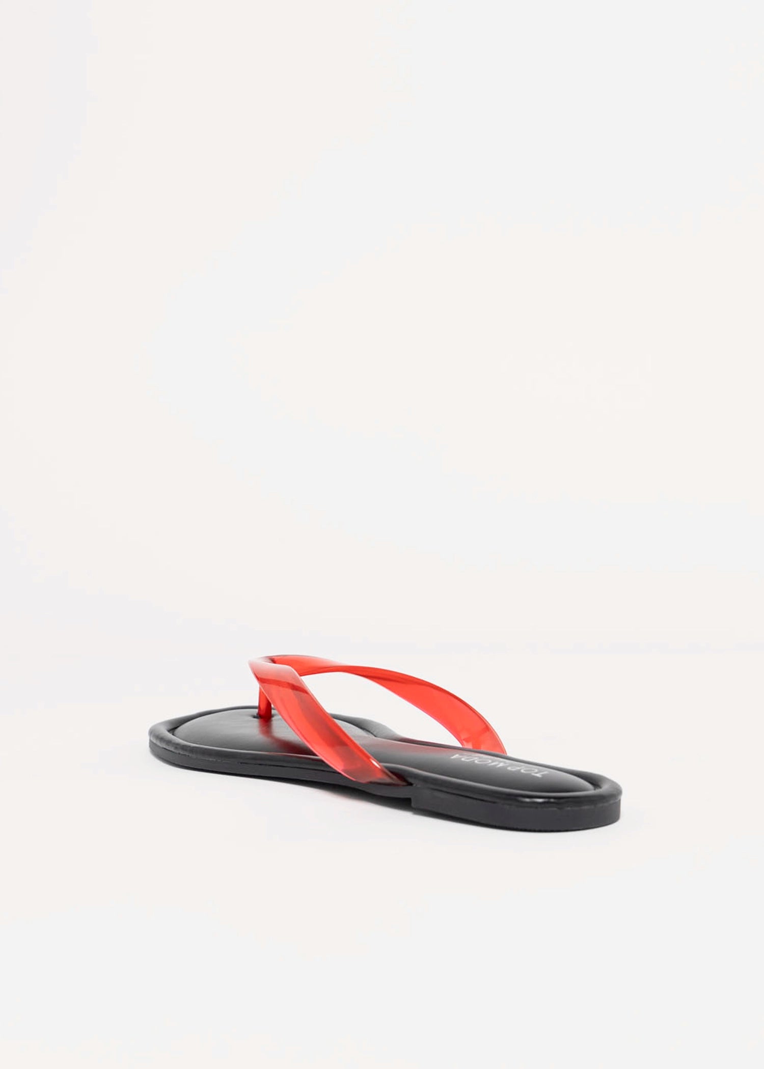 swatch_Red priscilla jelly thong sandal