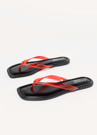 swatch_Red priscilla jelly thong sandal
