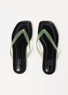 swatch_Green priscilla jelly thong sandal