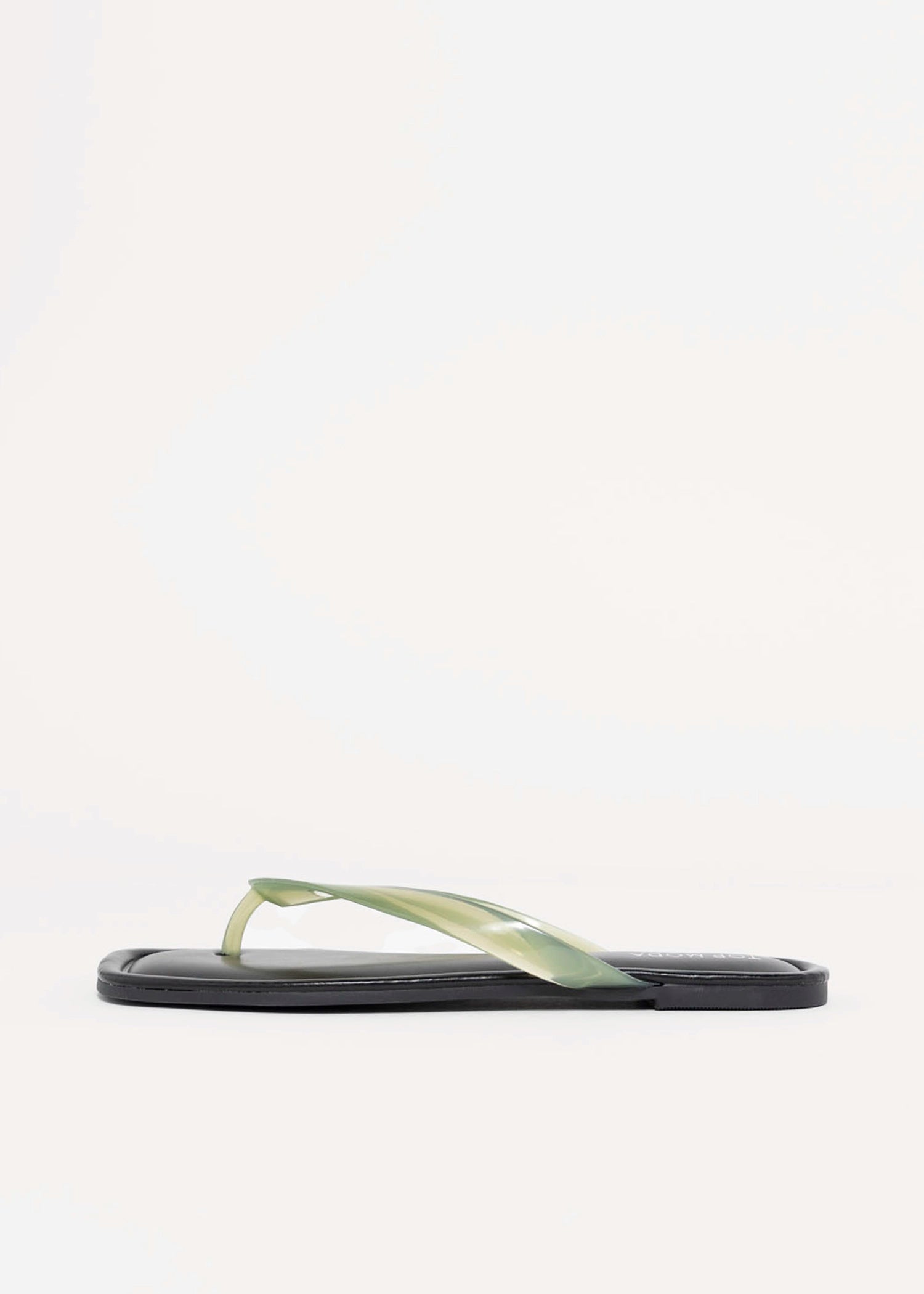 swatch_Green priscilla jelly thong sandal