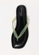swatch_Green priscilla jelly thong sandal