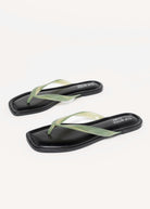 swatch_Green priscilla jelly thong sandal