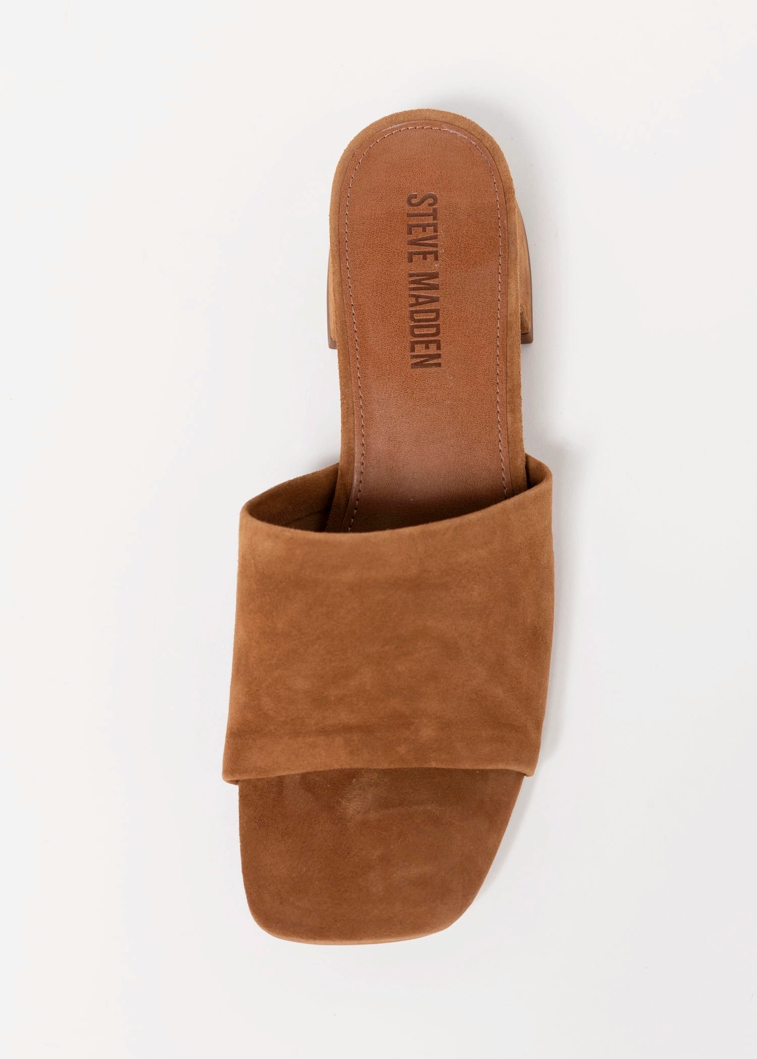 swatch_Chestnut steve madden montgomery slide sandal