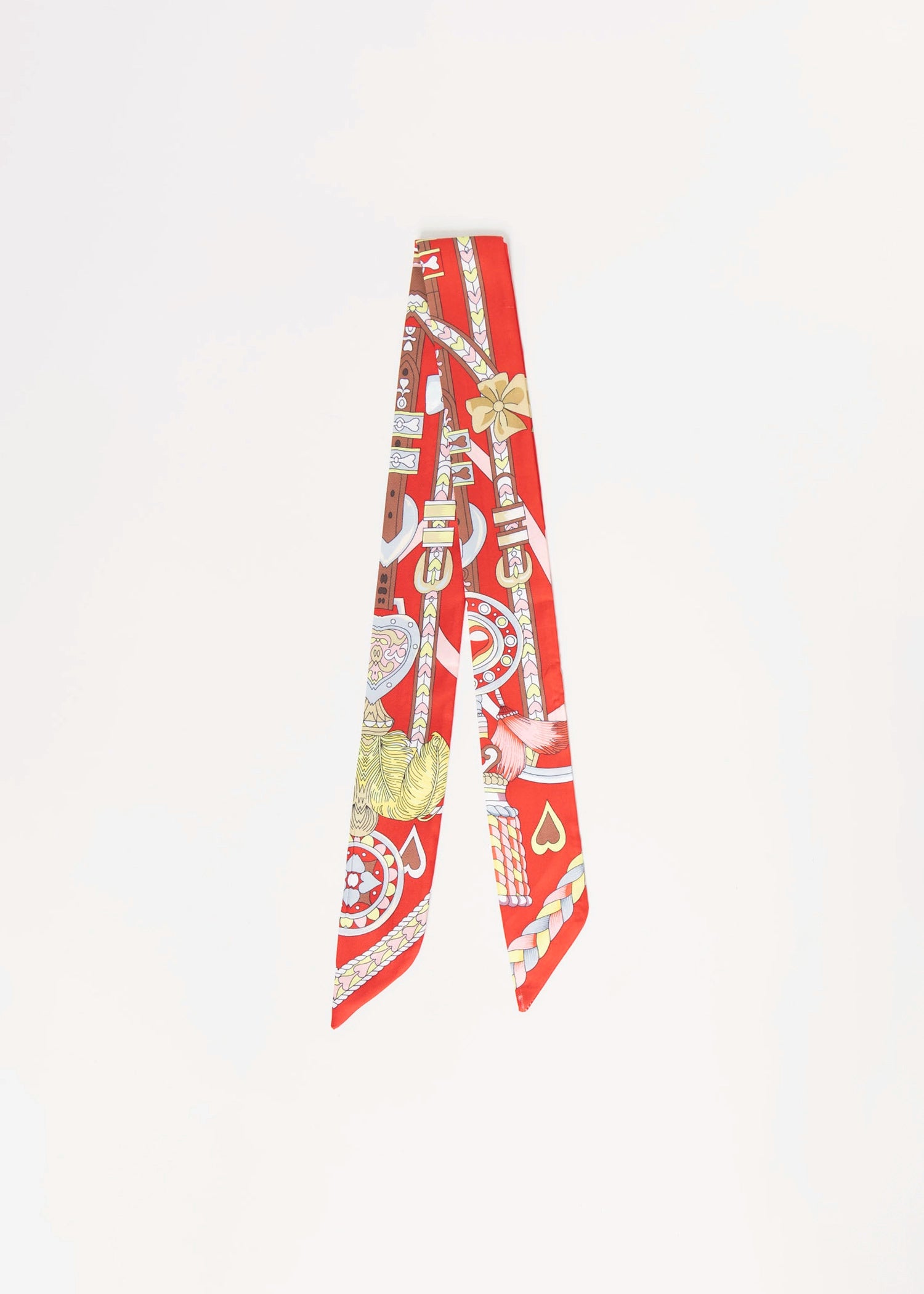 swatch_Red twilly scarf