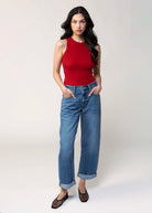 swatch_Denim pistola donny rolled hem boyfriend jean
