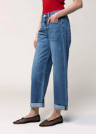 swatch_Denim pistola donny rolled hem boyfriend jean