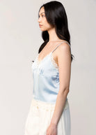 swatch_Light Blue sera satin and lace cami