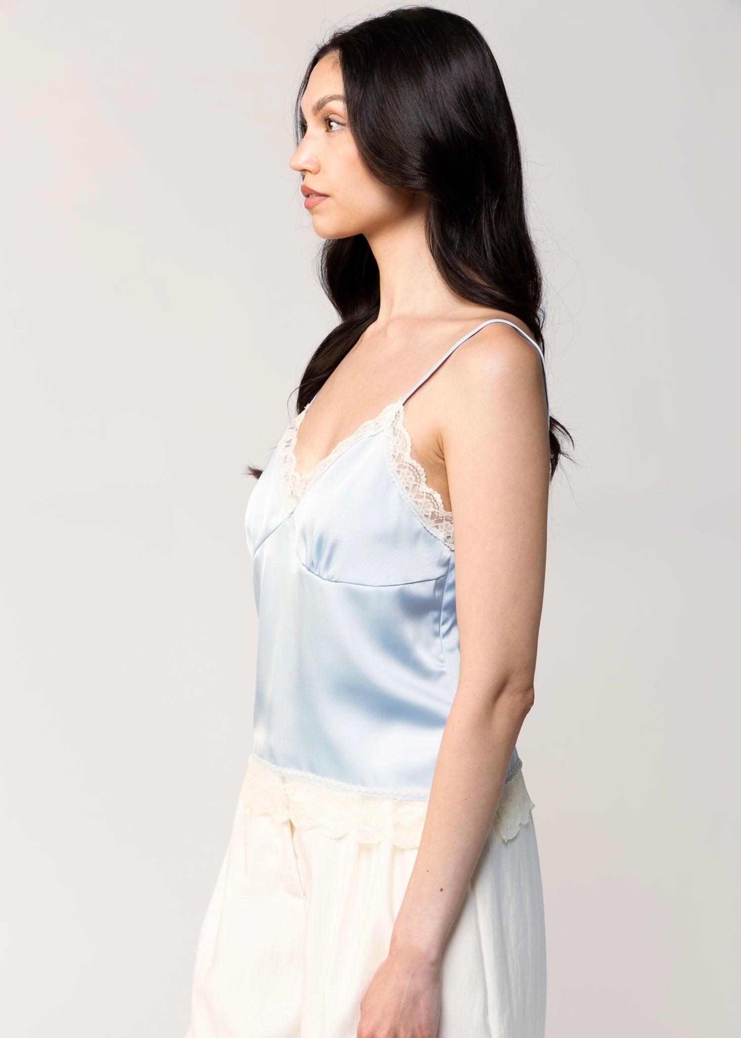 swatch_Light Blue sera satin and lace cami