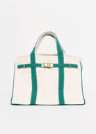 swatch_Green canvas boatkin tote bag