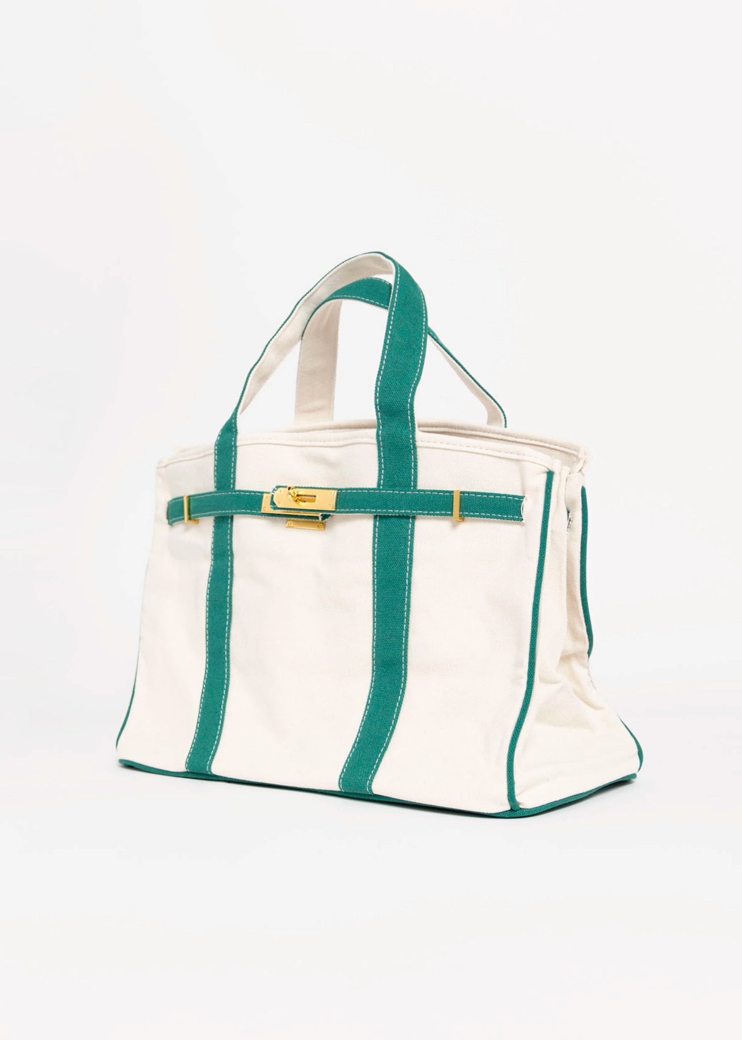swatch_Green canvas boatkin tote bag