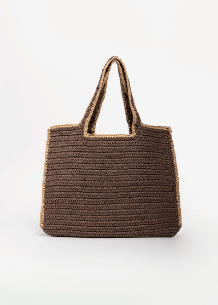 Enid Raffia Tote
