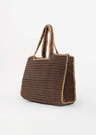 swatch_Chocolate urban expressions enid straw tote