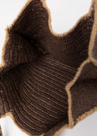 swatch_Chocolate urban expressions enid straw tote