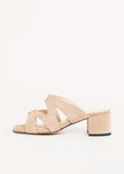 swatch_Sand Suede block heel sandal